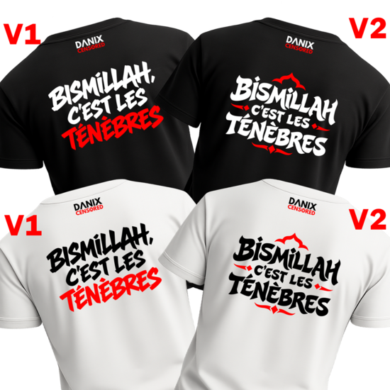 T-shirt Bismillah, c’est les ténèbres – Le mème viral du moment